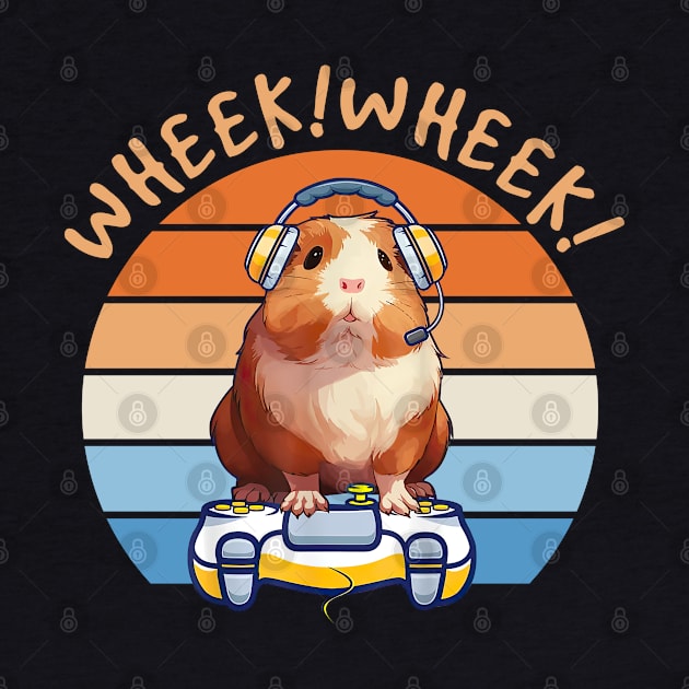 Guinea Pig Pride Squeak Symphony Wheek! Wheek! Tee for Pet Admirers by Merle Huisman